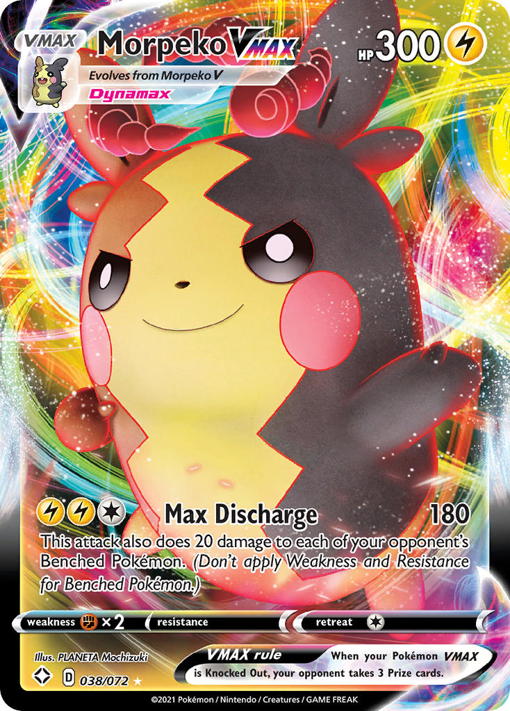 Morpeko VMAX (038/072) [Sword & Shield: Shining Fates] | Clutch Gaming