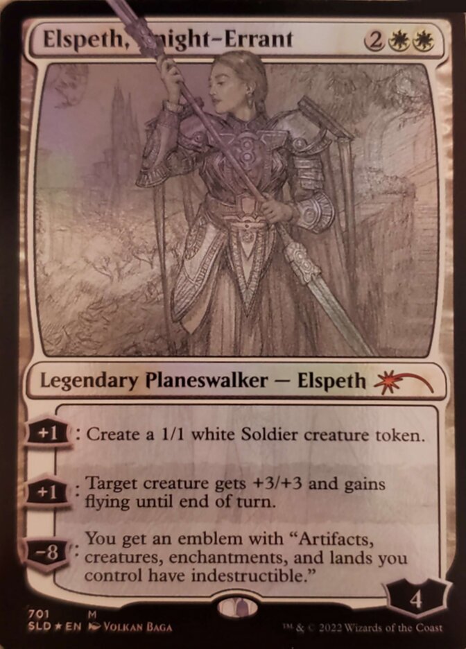 Elspeth, Knight-Errant (Sketch) [Secret Lair Drop Promos] | Clutch Gaming