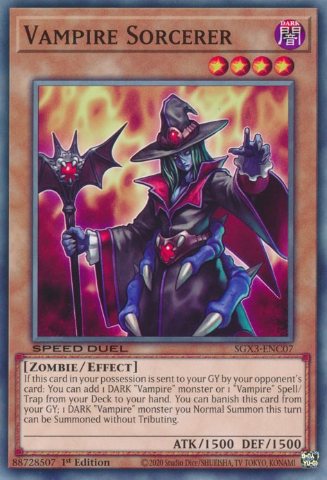 Vampire Sorcerer [SGX3-ENC07] Common | Clutch Gaming