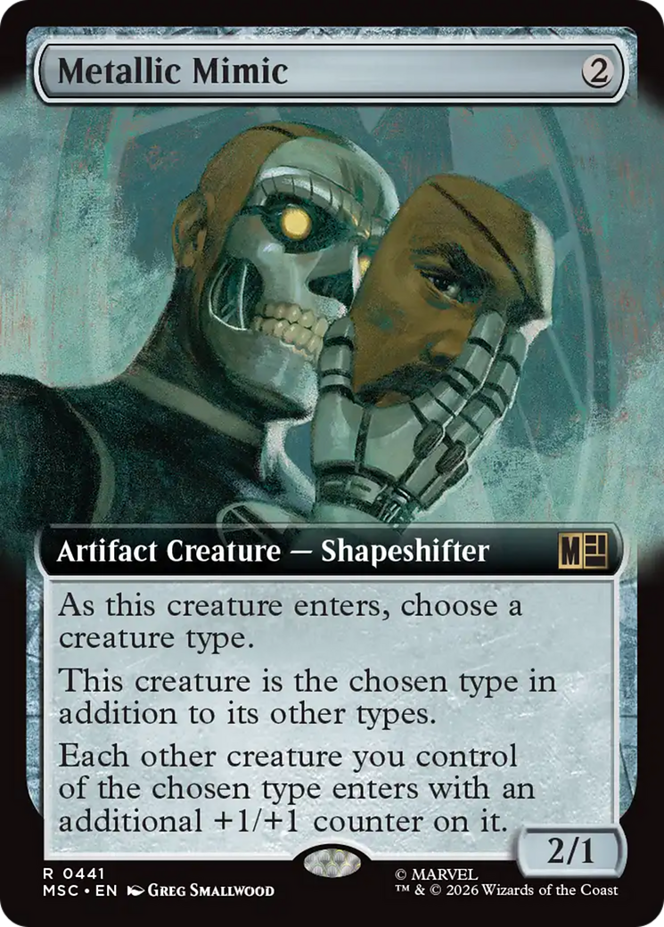 Metallic Mimic (Extended Art) [Marvel Super Heroes Commander] | Clutch Gaming