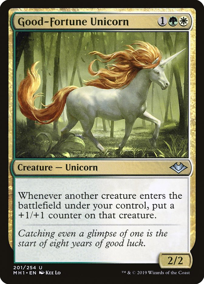 Good-Fortune Unicorn [Modern Horizons] | Clutch Gaming