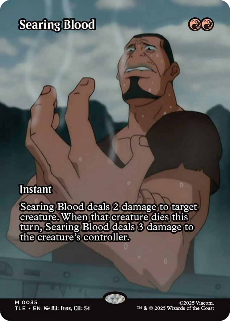 Searing Blood (Borderless) [Avatar: The Last Airbender: Eternal-Legal] | Clutch Gaming