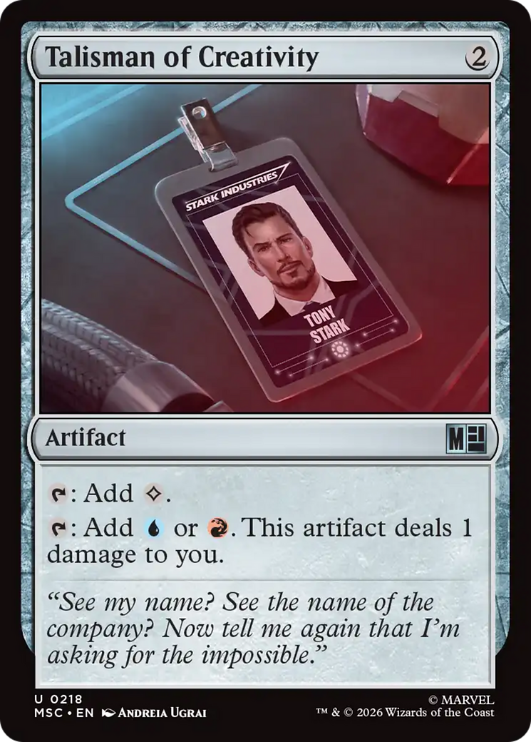 Talisman of Creativity [Marvel Super Heroes Commander] | Clutch Gaming