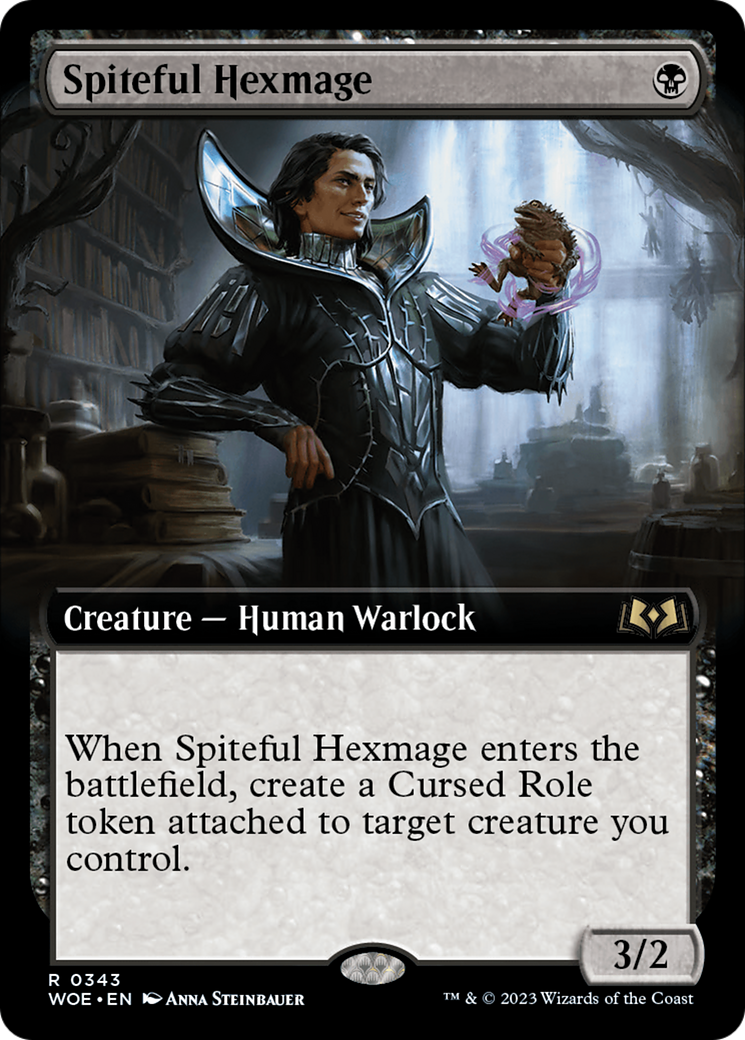 Spiteful Hexmage (Extended Art) [Wilds of Eldraine] | Clutch Gaming