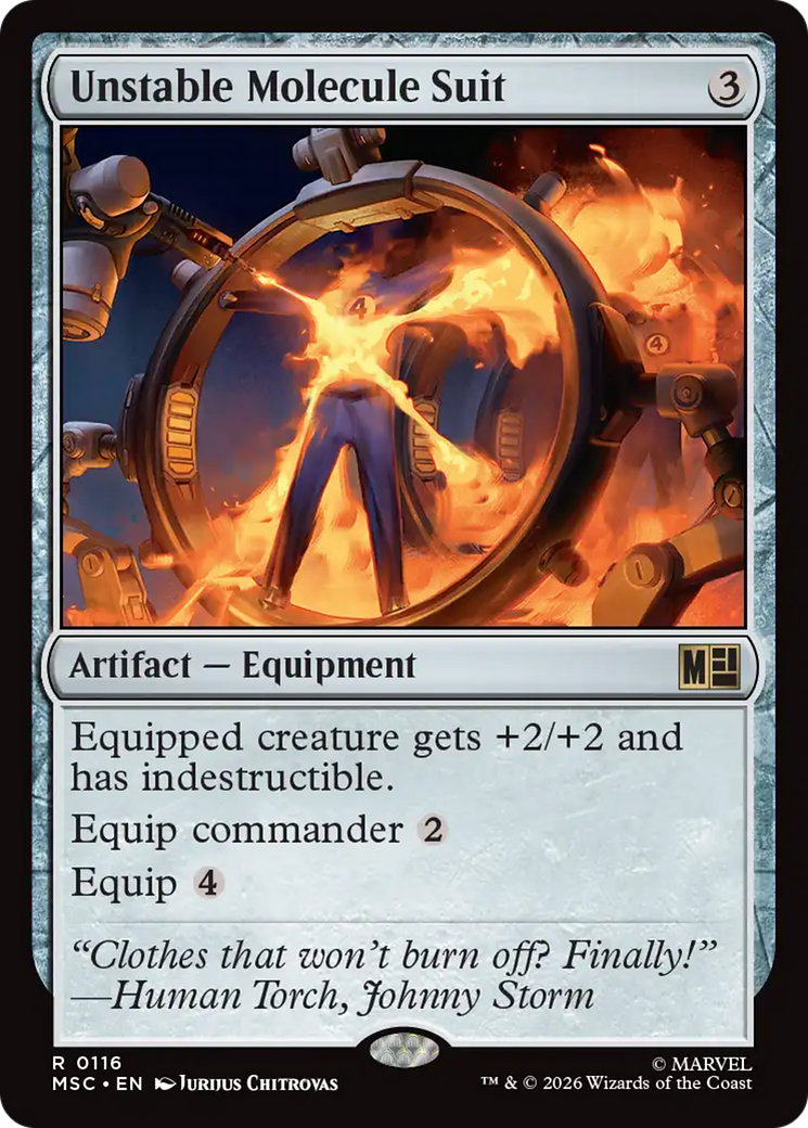 Unstable Molecule Suit (Surge Foil) [Marvel Super Heroes Commander] | Clutch Gaming