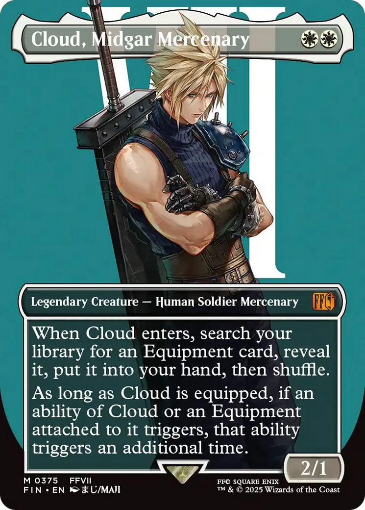 Cloud, Midgar Mercenary (Borderless) [FINAL FANTASY] | Clutch Gaming
