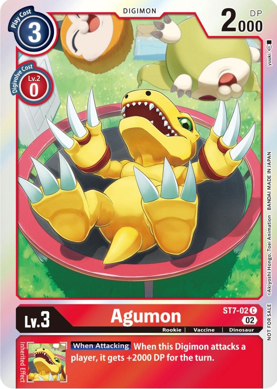 Agumon [ST7-02] (Official Tournament Pack Vol.8) [Starter Deck: Gallantmon Promos] | Clutch Gaming