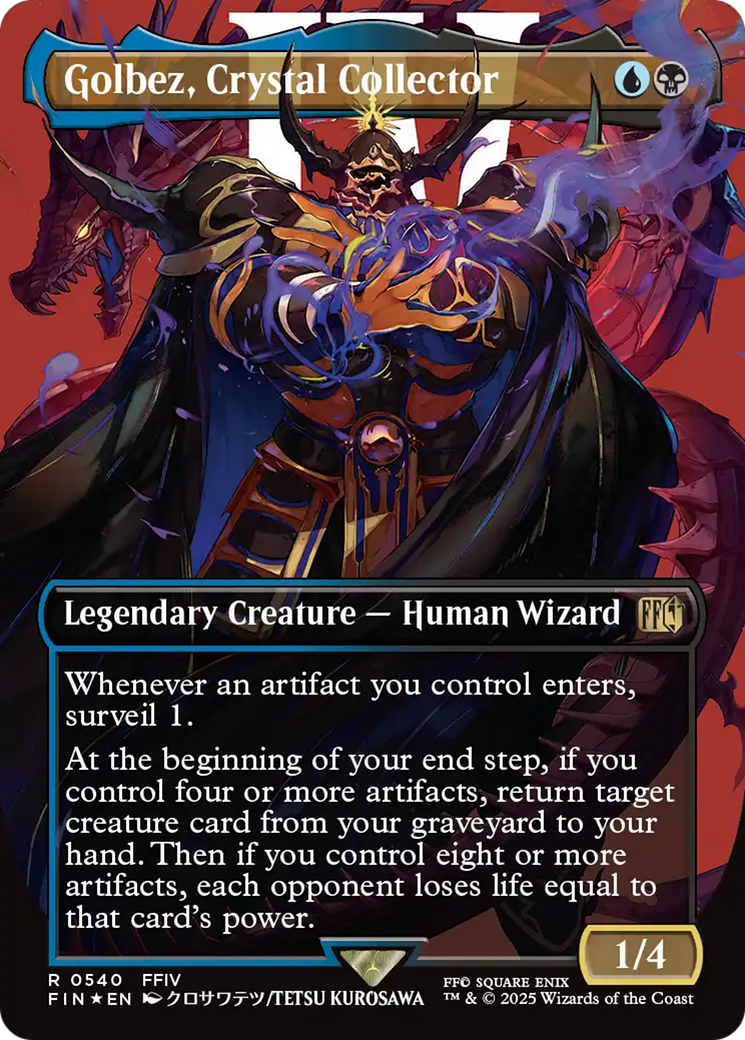 Golbez, Crystal Collector (Borderless) (Surge Foil) [FINAL FANTASY] | Clutch Gaming