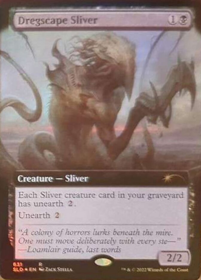 Dregscape Sliver (Extended Art) [Secret Lair Drop Promos] | Clutch Gaming