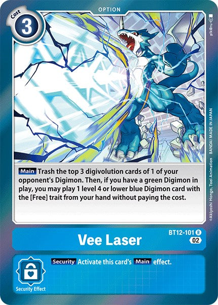 Vee Laser [BT12-101] [Across Time] | Clutch Gaming