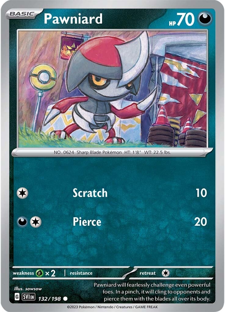 Pawniard (132/198) [Scarlet & Violet: Base Set] | Clutch Gaming