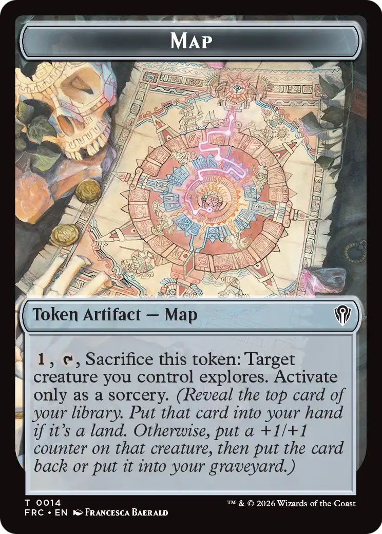 Soldier // Map Double-Sided Token [Reality Fracture Commander Tokens] | Clutch Gaming