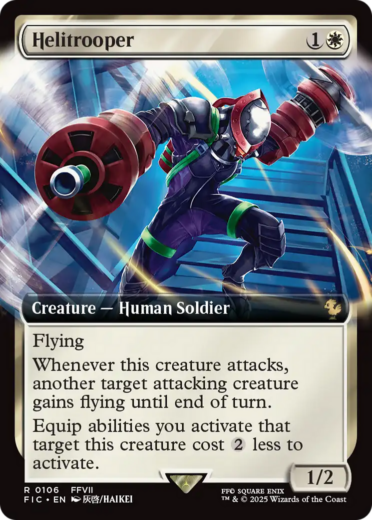 Helitrooper (Extended Art) [FINAL FANTASY Commander] | Clutch Gaming