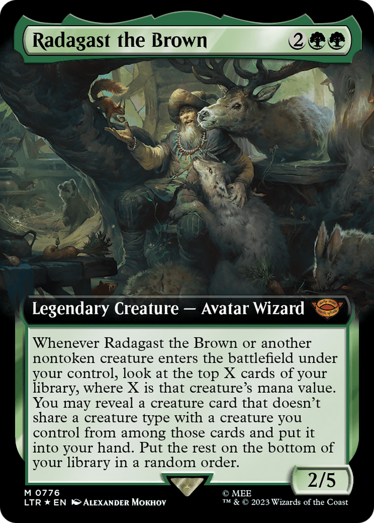 Radagast the Brown (Extended Art) (Surge Foil) [The Lord of the Rings: Tales of Middle-Earth] | Clutch Gaming