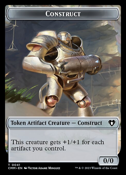 Servo // Construct (0041) Double-Sided Token [Commander Masters Tokens] | Clutch Gaming