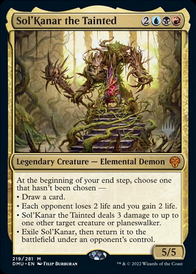 Sol'Kanar the Tainted (Promo Pack) [Dominaria United Promos] | Clutch Gaming