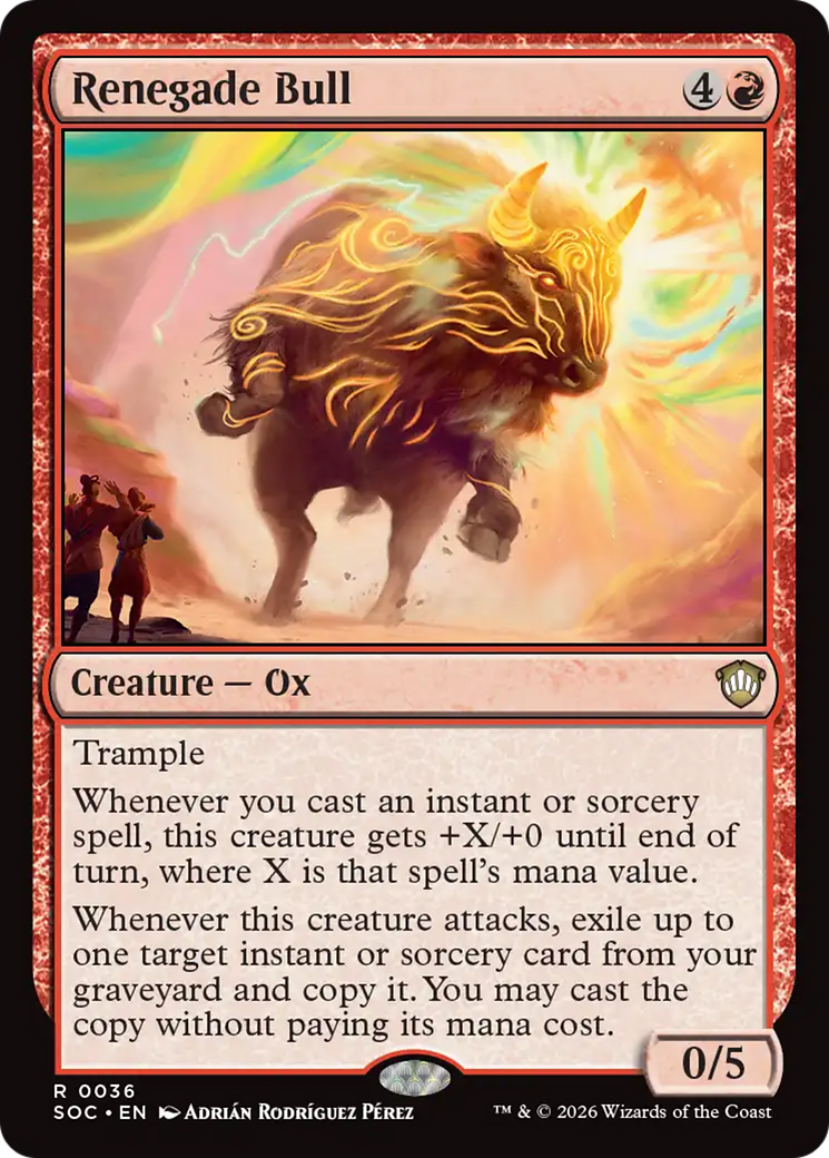 Renegade Bull [Secrets of Strixhaven Commander] | Clutch Gaming