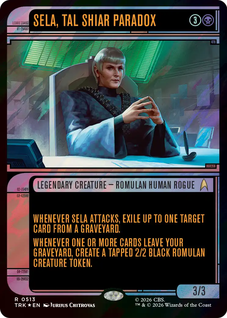 Sela, Tal Shiar Paradox (Showcase) (Surge Foil) [Star Trek] | Clutch Gaming