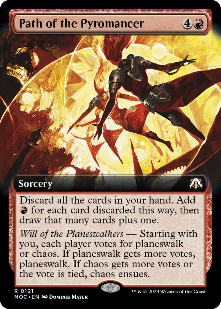 Path of the Pyromancer (Extended Art) [March of the Machine Commander] | Clutch Gaming