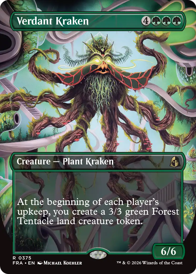 Verdant Kraken (Borderless) [Reality Fracture] | Clutch Gaming