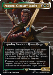 Aragorn, Company Leader (Borderless Alternate Art) [The Lord of the Rings: Tales of Middle-Earth] | Clutch Gaming