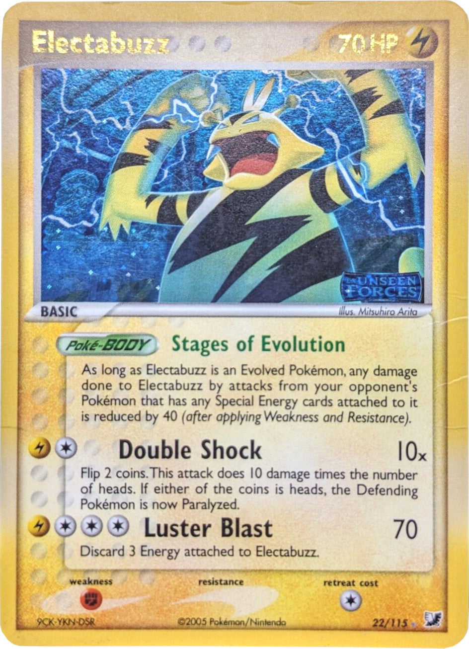 Electabuzz (22/115) (Stamped) [EX: Unseen Forces] | Clutch Gaming