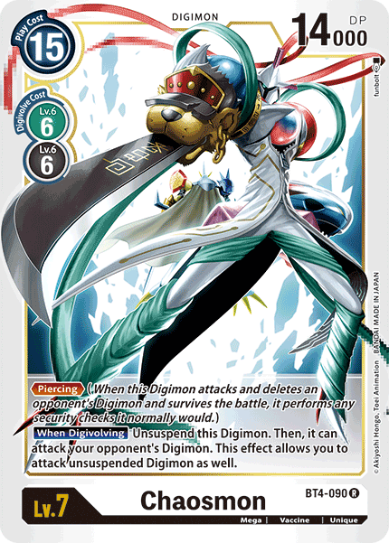 Chaosmon [BT4-090] [Great Legend] | Clutch Gaming