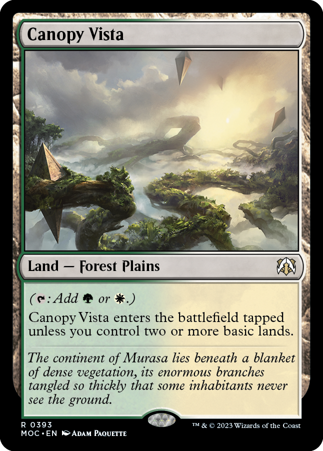 Canopy Vista [March of the Machine Commander] | Clutch Gaming