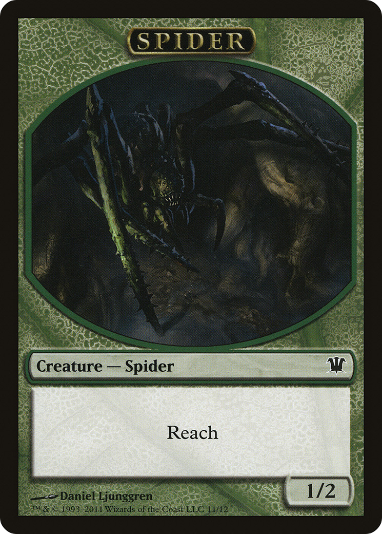 Insect // Spider Double-Sided Token [Innistrad Remastered Tokens] | Clutch Gaming