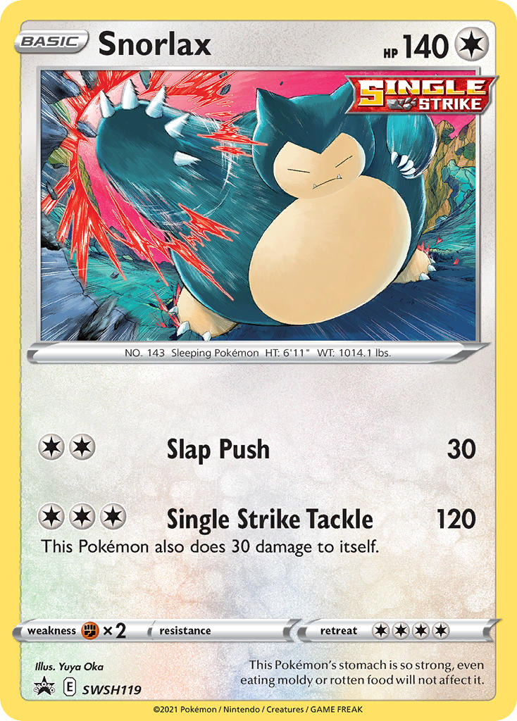 Snorlax (SWSH119) [Sword & Shield: Black Star Promos] | Clutch Gaming