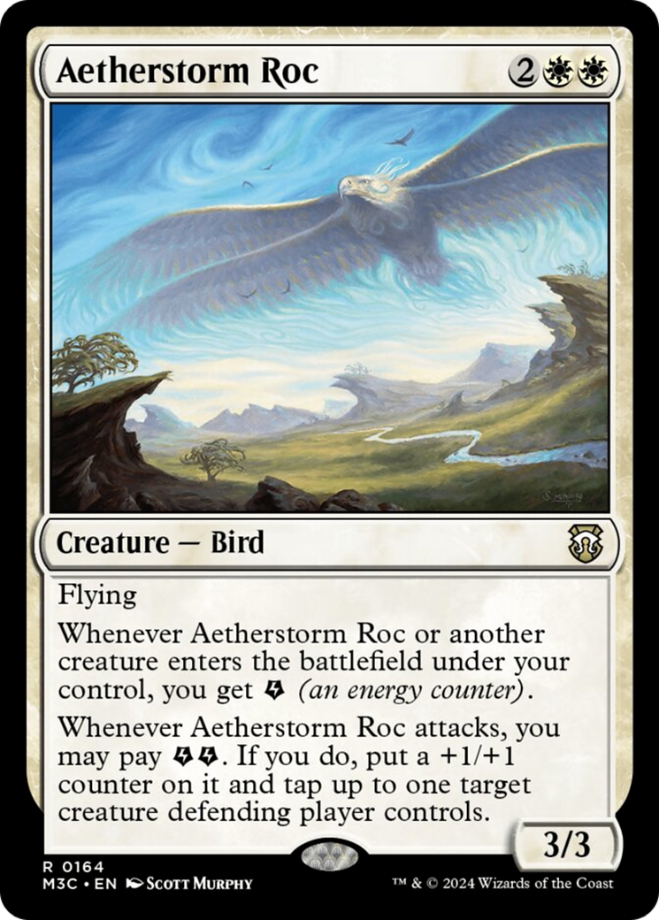 Aetherstorm Roc (Ripple Foil) [Modern Horizons 3 Commander] | Clutch Gaming