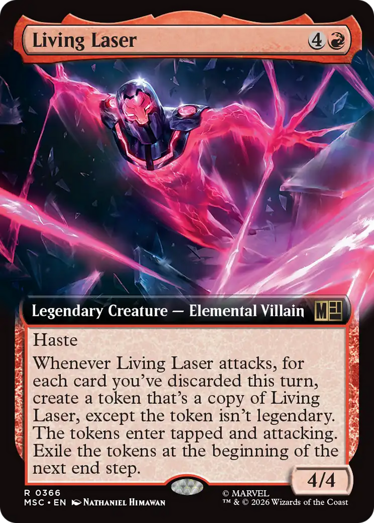 Living Laser (Extended Art) [Marvel Super Heroes Commander] | Clutch Gaming