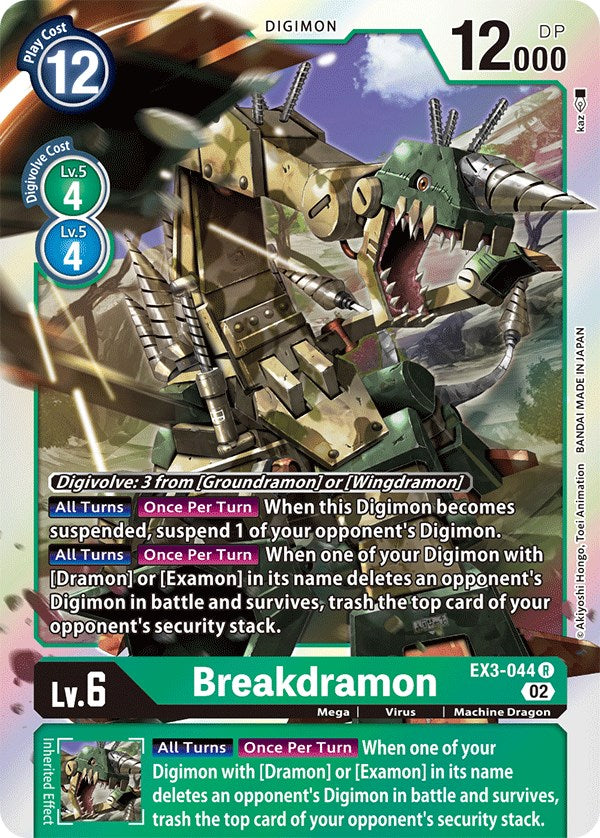 Breakdramon [EX3-044] [Draconic Roar] | Clutch Gaming