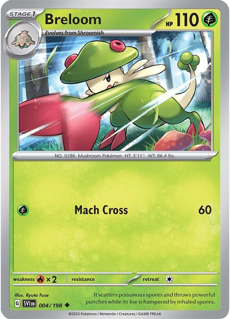 Breloom (004/198) [Scarlet & Violet: Base Set] | Clutch Gaming