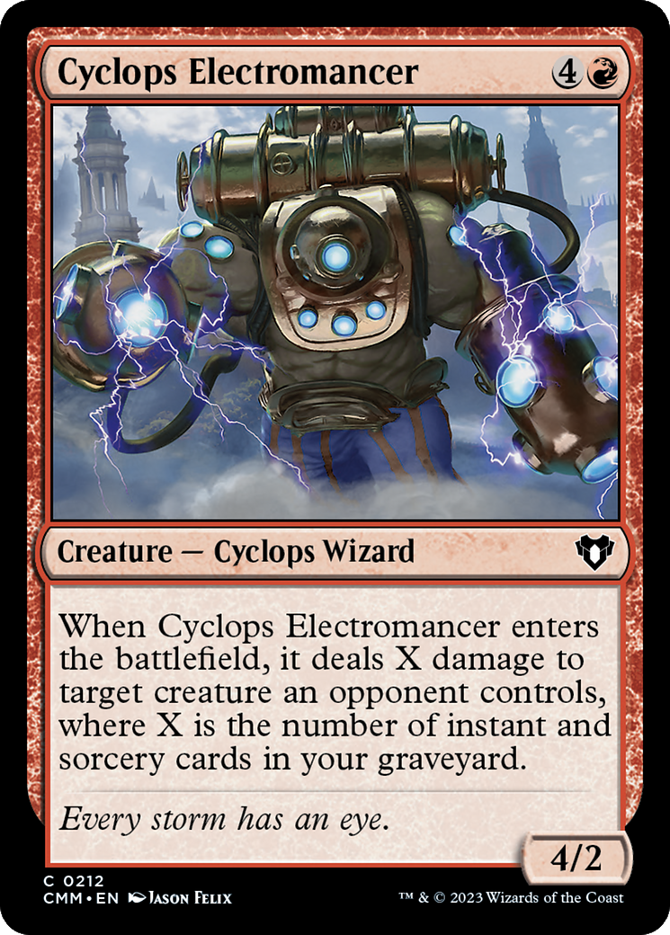 Cyclops Electromancer [Commander Masters] | Clutch Gaming