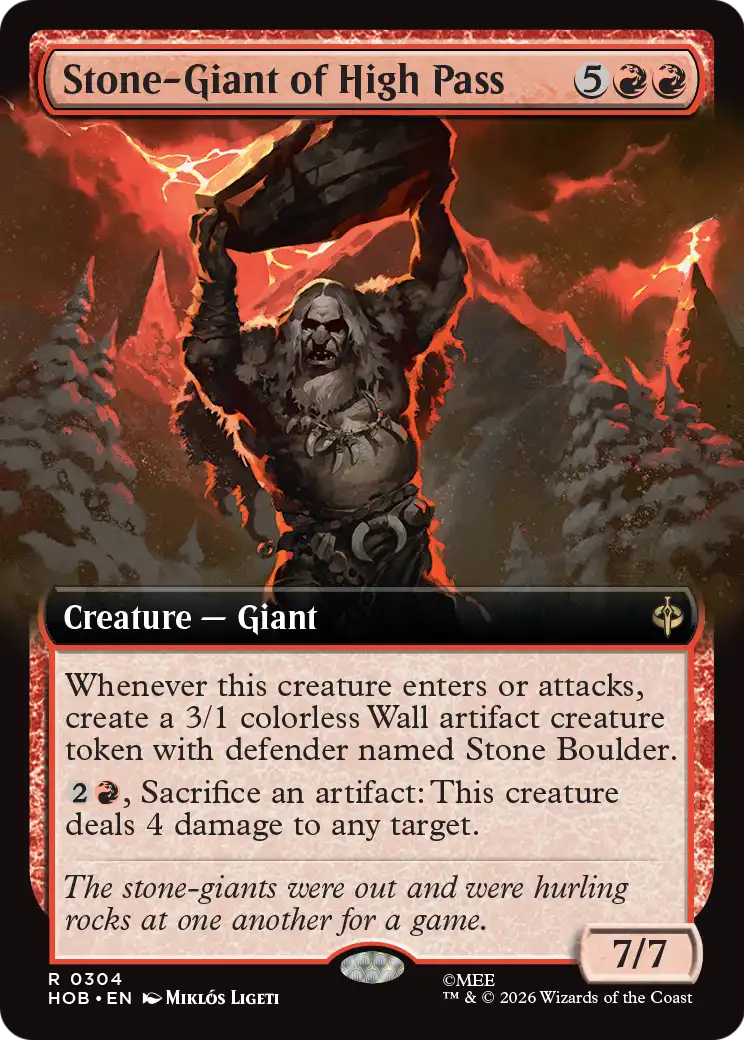 Stone-Giant of High Pass (Extended Art) [The Hobbit] | Clutch Gaming