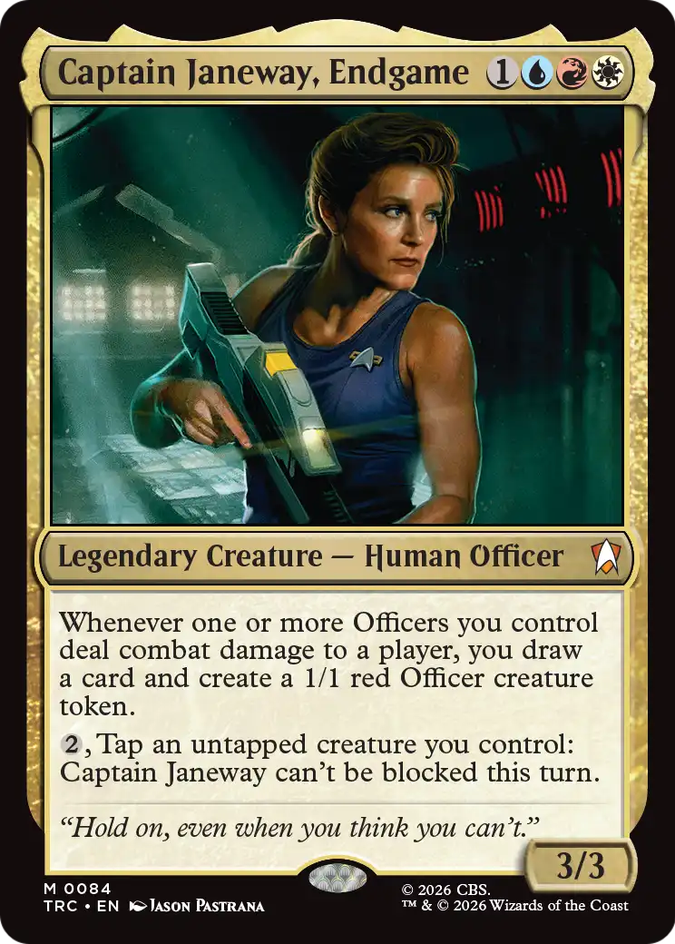 Captain Janeway, Endgame (Surge Foil) [Star Trek Commander] | Clutch Gaming