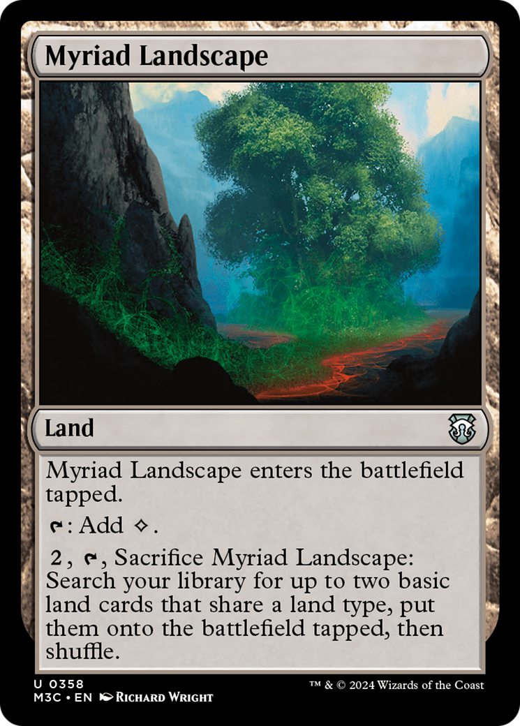 Myriad Landscape (Ripple Foil) [Modern Horizons 3 Commander] | Clutch Gaming