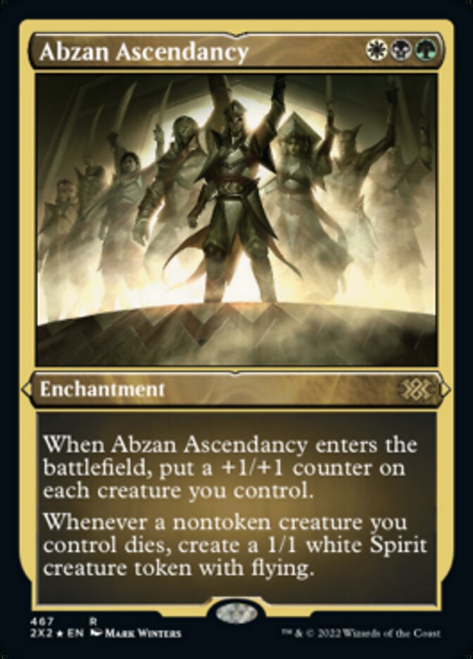 Abzan Ascendancy (Foil Etched) [Double Masters 2022] | Clutch Gaming