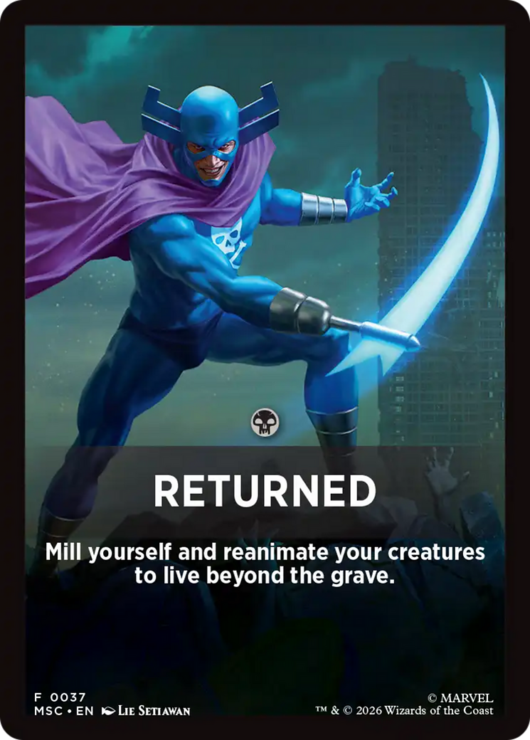 Returned Theme Card [Marvel Super Heroes Commander] | Clutch Gaming