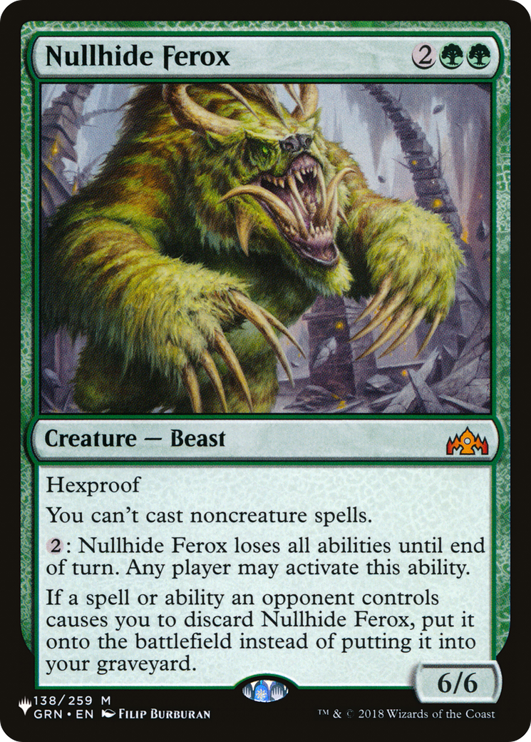 Nullhide Ferox [The List Reprints] | Clutch Gaming