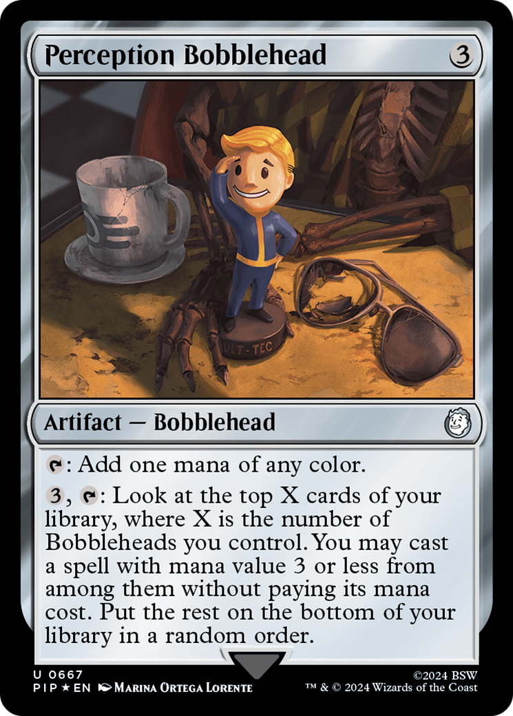 Perception Bobblehead (Surge Foil) [Fallout] | Clutch Gaming