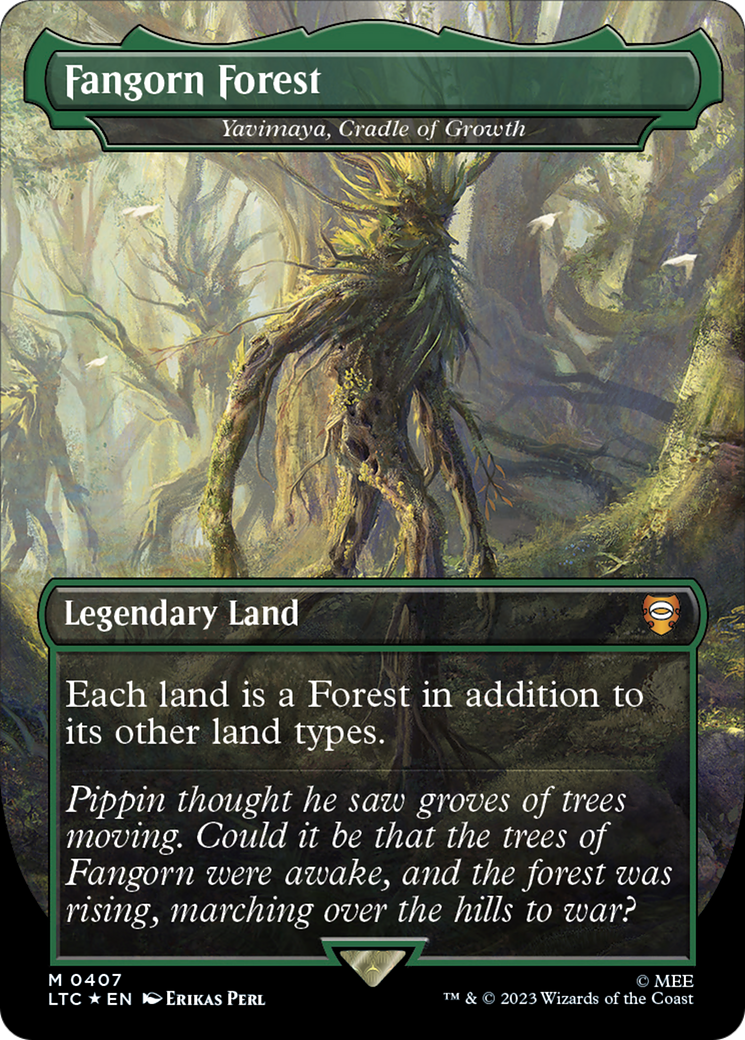 Fangorn Forest - Yavimaya, Cradle of Growth (Surge Foil Realms and Relics) [The Lord of the Rings: Tales of Middle-Earth Commander] | Clutch Gaming