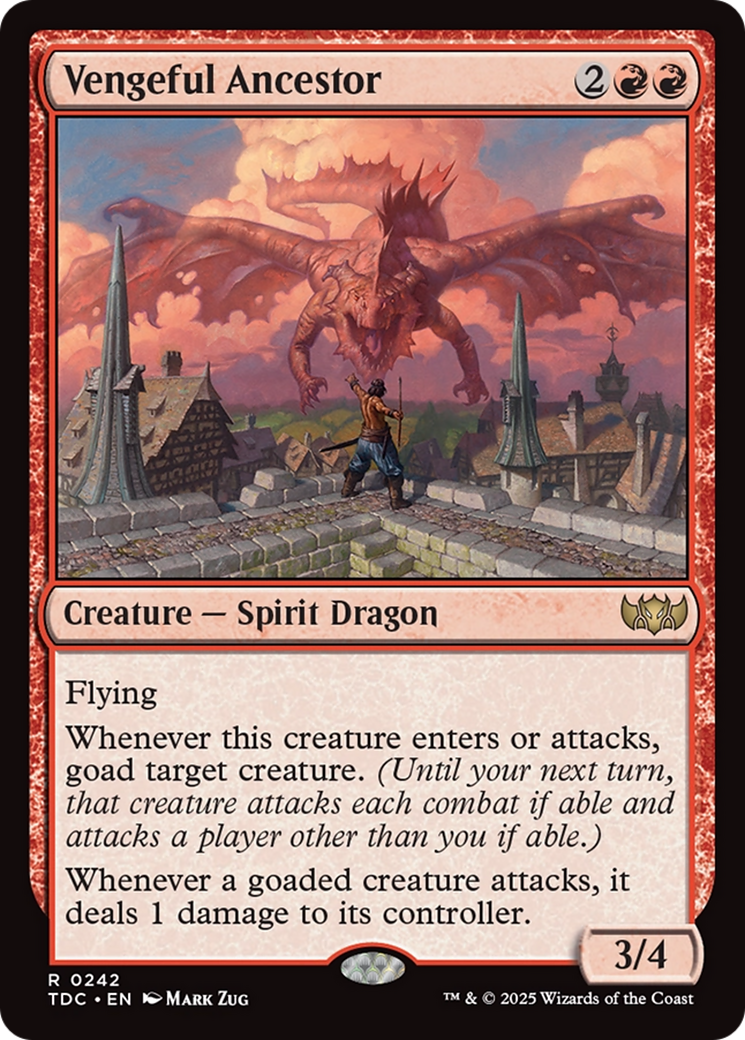 Vengeful Ancestor [Tarkir: Dragonstorm Commander] | Clutch Gaming