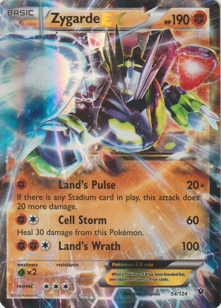 Zygarde EX (054/124) (Jumbo Card) [XY: Fates Collide] | Clutch Gaming