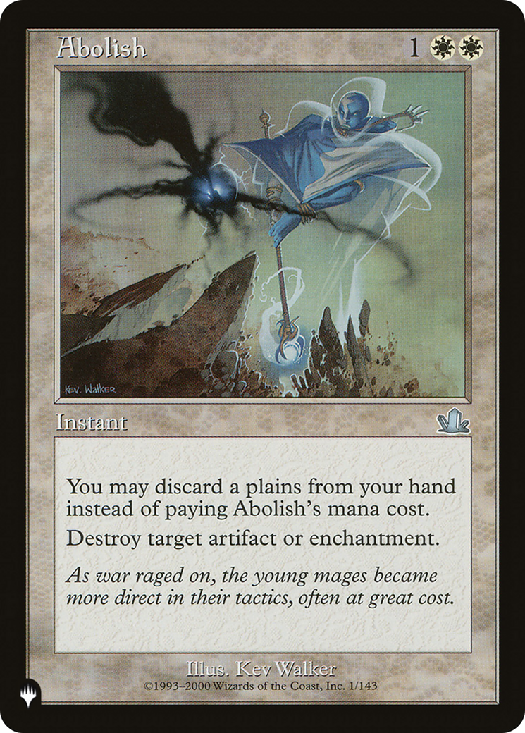 Abolish [The List Reprints] | Clutch Gaming