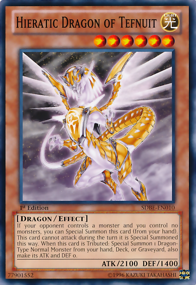 Hieratic Dragon of Tefnuit [SDBE-EN010] Common | Clutch Gaming