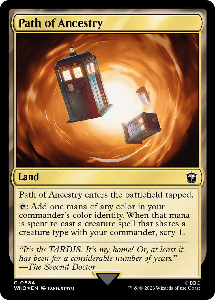 Path of Ancestry (Surge Foil) [Doctor Who] | Clutch Gaming