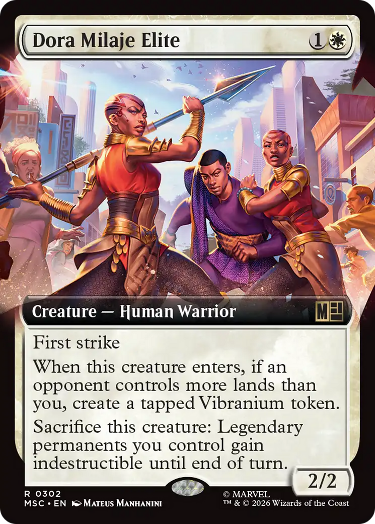 Dora Milaje Elite (Extended Art) [Marvel Super Heroes Commander] | Clutch Gaming