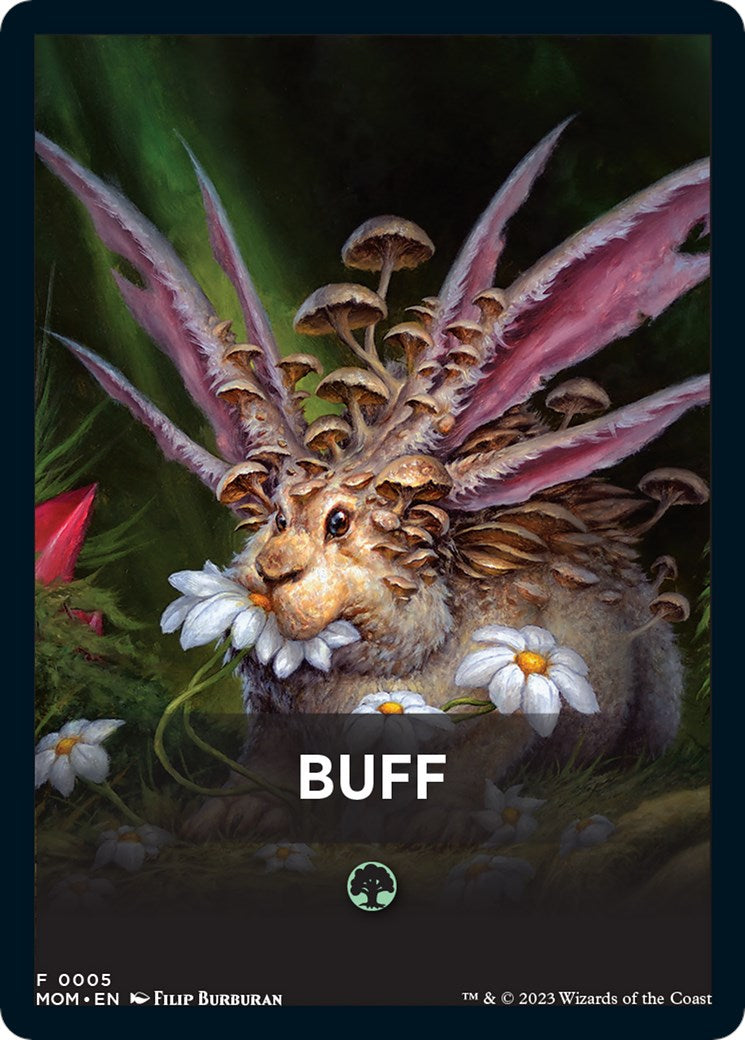 Buff Theme Card [March of the Machine Tokens] | Clutch Gaming